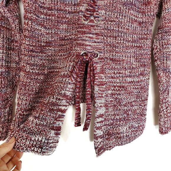 NWT American Rag | Cowl Neck Lace Up Sweater - Picture 4 of 7